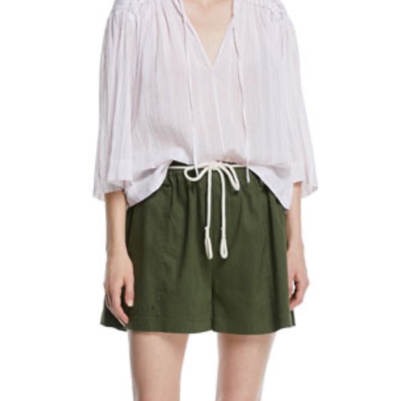 Vince Rope Tie Linen Short - Picture 1 of 10